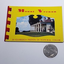 VTG Mini Souvenir Photo Book Mount Vernon VA George Washington Home Postcard Set - £4.75 GBP