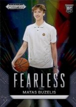 2024-25 Panini Prizm Draft Picks Fearless #14 Matas Buzelis NM-MT ID:77420 - £2.95 GBP