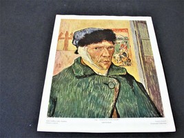 Vincent Van Gogh, Self Portrait, French School-1950’s Reproduction Print.  - £9.50 GBP