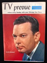 TV PREVUE Chicago Sun-Times digest November 12 1961 David Brinkley cover photo - £7.77 GBP