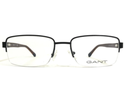 GANT Eyeglasses Frames GA3149 002 Brown Blue Rectangular Half Rim 53-18-140 - £54.02 GBP