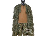 TTGTACTICAL Camouflage Woodland Ghillie Poncho Cape Cloak Tactical Sniper - $15.88