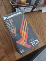 Panasonic T-120 Set Of 4 Vhs Tape - £31.65 GBP