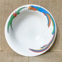 Rare Vintage Syracuse China Syralite Parrot Cereal Bowl Tropical Bird HTF - $44.55