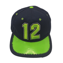 Seattle Seahawks Hat 12th Man Neon Green Blue Authentic Snapback hat Cap... - €14,45 EUR