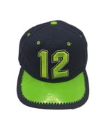 Seattle Seahawks Hat 12th Man Neon Green Blue Authentic Snapback hat Cap... - €14,45 EUR