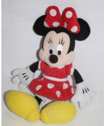 Disney Minnie Mouse 14" Stuffed Animal Red Bow Plush Theme Resort Park S... - $8.32