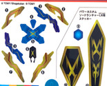 TAKARA TOMY Beyblade Burst Xiphoid Xcalibur Sticker Set B-200 - £14.38 GBP