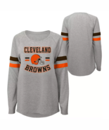 NFL Cleveland Browns Girls&#39; Long Sleeve Fashion T-Shirt - $130.52 MXN