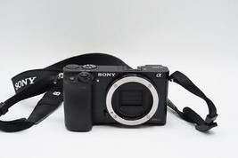 Sony Alpha A6000 24.3 Mp Fotocamera Digitale Corpo ILCE-6000 Nero Low Otturatore - £302.86 GBP