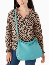 Kate Spade Mulberry Vivian Turquoise Blue Leather Hobo WKRU4138 Shoulder NWT FS - $172.25
