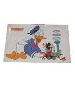 Vintage Walt Disney Placemat Donald Duck &amp; Mickey Mouse 1960&#39;s - £7.77 GBP