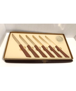 Kirby Steak Knives 50th Anniversary QuikCut Scott Fetzer Co 24kt Gold 6p... - $24.70