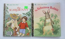 Little Golden Books Lot The Velveteen Rabbit ~ Scarebunny Margery Williams - £6.94 GBP