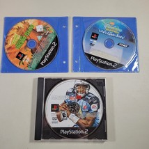 PS2 Game Lot of 3 Spongebob Battle for Volcano Island &amp; Lights Camera, Madden 08 - $11.00