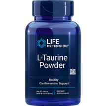 NEW Life Extension L-Taurine Grams Powder Gluten Free Non-GMO 300 Gram - $19.65