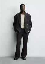 Double-Breasted Pinstripe Blazer - €11,16 EUR