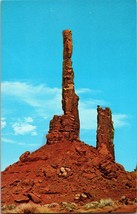 Totem Pole Rock Formation Monument Valley AZ Chrome Postcard Vtg Posted 1976 - £3.83 GBP