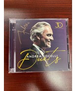 Andrea Bocelli Duets - 30th Anniversary 2CD *AUTOGRAPHED, BRAND NEW* - $94.99