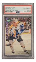 Joe Mullen Autografato 1994 Parkhurst #180 Pittsburgh Penguins Hockey Card PSA / - £38.14 GBP