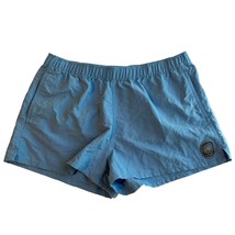 Patagonia Light Blue Barely Baggies Pull On Elastic Waist Shorts Pockets... - £17.57 GBP