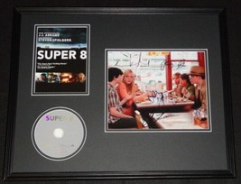 Super 8 Cast Signed Framed DVD &amp; Photo Display AW Elle Fanning + 3 - £276.96 GBP