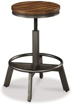 Signature Design By Ashley Torjin Industrial 24&quot; Adjustable Height, Brown - £142.61 GBP