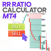 Risk Reward Ratio Calculator Indicator MT4 - $92.44 MXN