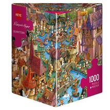 Heye Ruyer Triangular Jigsaw Puzzle 1000pcs - Bunnytown - $60.91