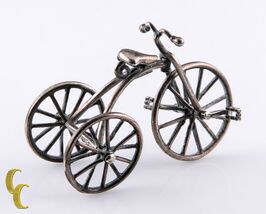 Vintage Miniature Medusa Oro Silver Dollhouse Tricycle - €281,25 EUR