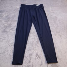 Maurices 24/7 Leggings Pants Navy Blue Elastic Waist Casual Short Womens MS - $19.68