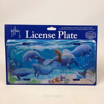 Guy Harvey Manatees Metal License Plate 11 7/8”x6” Florida Ocean Life Ta... - $11.87