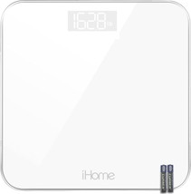 Digital Step On Bathroom Scale - iHome High Precision Body Weight Scale ... - £12.53 GBP