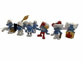 Smurfs Mcdonalds 2011 Figures Happy Meal Toys Lot Of 10 Used - £8.01 GBP