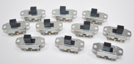 Lot of 10 NOS CW Industries DPDT ON-ON Slide Switch 3A 125VAC .5A 125VDC... - $12.86
