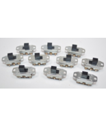 Lot of 10 NOS CW Industries DPDT ON-ON Slide Switch 3A 125VAC .5A 125VDC... - $17.62 CAD