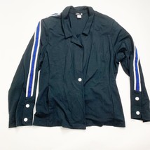 Venus Womens Black Jacket with Stripe arm Sz 22 *Flawed - Read Description* - $207.71 MXN