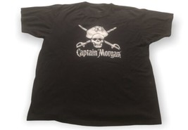 Captain Morgan Skull and Crossed Swords Black XL Men’s T Shirt Wide (Runs Small) - £9.03 GBP