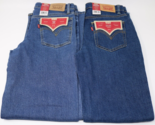 Levi&#39;s Girl&#39;s 14 Reg High Rise Straight &amp; Wide Leg Jeans Lot of 2 Pairs NWT - $49.47