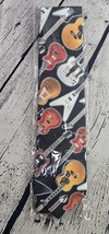 Three Rooker Mens Neck Tie Guitars Musicians  57&quot; 3.5 wide New Sealed - £11.57 GBP