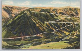 Vintage Postcard Beartooth Mountains Switchbacks Red Lodge Yellowstone Park - £11.35 GBP