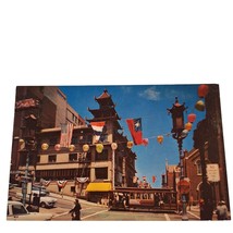 Postcard San Francisco Chinatown Trolley Street View Card California Chrome - $8.80