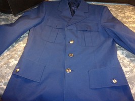 Usaf Us Air Force Usgi Blue Authorized Cadet Uniform Jacket 39 Long Si 663 - £39.10 GBP