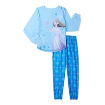 Disney Frozen 2 Girls Long Sleeve Top/Pants 2-Piece Pajama Set, Size S/C... - £15.81 GBP