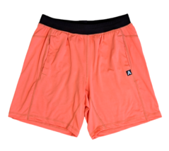 Womens Orange Athletic Fitness Workout Shorts Size Small - £7.90 GBP