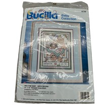 Bucilla Baby Collection Welcome Birth Record Counted Cross Stitch 40782 1994 NOS - £14.69 GBP