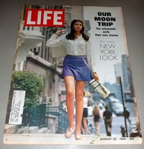 Life Magazine August 22, 1969 - Moon Trip Stories, Young New York Look - $12.25
