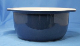 Corelle Coordinates Stoneware Solid Blue Bowl White Inside 1.5 Quarts Oven Safe - $13.54