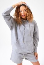 Terez Womens Ny Forever Hoodie Color:Gray Size:X-Large - £108.98 GBP