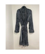 PAVILIA Robe - Satin and Waffle Trim - Grey Size L/XL NWOT - €13,13 EUR